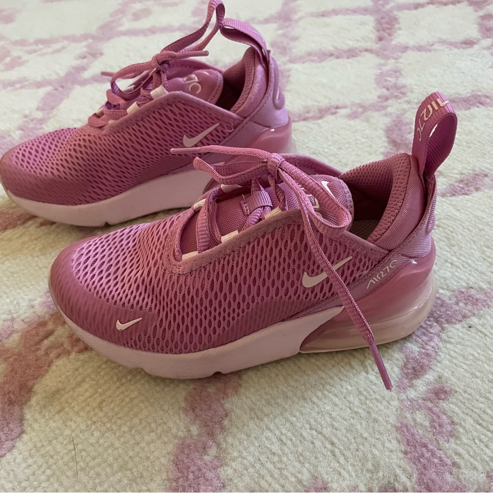 Nike Toddler Girls Air Max 270 – Size 11C (Pink)